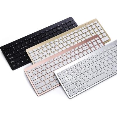 China 2.4GHz wireless technology hot product 2 4G USB tech status multimedia style original office work keys human type wireless keyboard and mouse combo for sale