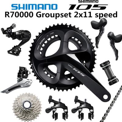 China SHIMANO ALLOY Derailleurs ROAD Bicycle R7000 50-34 105 R7000 Groupset R7000 52-36 53-39T 165 170 172.5 175MM 12-25 11-28 30T 32T34T for sale