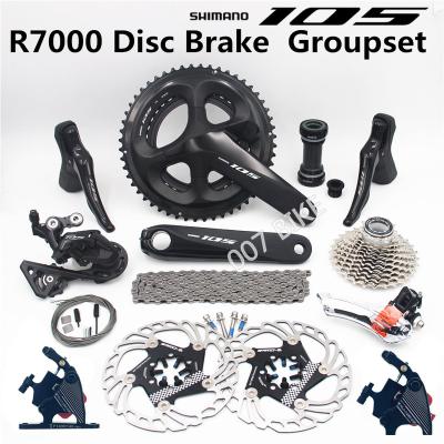 China ALLOY SHIMANO R7000 Disc Brake Derailleurs ROAD Bicycle R7000 Clutch FC 53-39T 50-34T 52-36T PRO 5.0 CS 25T 28T Groupset 105 for sale