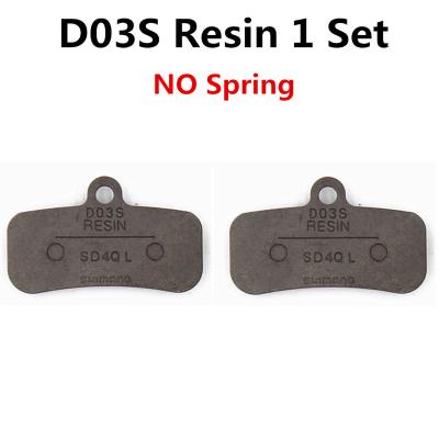 China SHIMANO D03S Mountain Bikes DEORE XTR DEORE D03S Resin Brake Pads Resin Brake Pads M9120 M7120 M8120 M6120 M8020 4 Piston Cooling Pad for sale