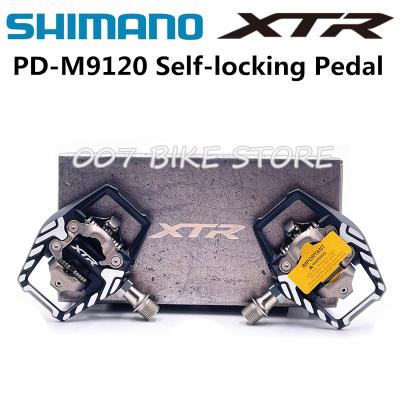 China Original Shimano Deore XTR PD-M9120 SPD Pedal MTB PD-M9120 Self-Locking Mountain Bikes Clipless Mountain Bikes Clipless Pedals and Clips Box for sale