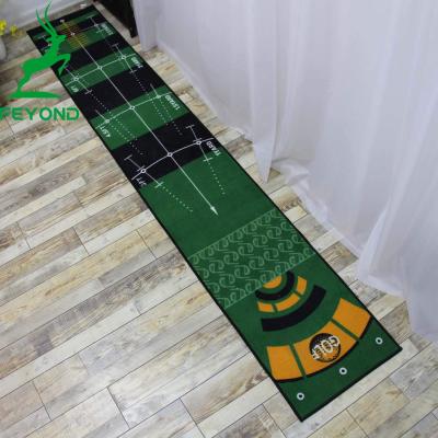 China TPR Indoor Or Outdoor Sports Golf Hitting Driving Mat Golf Practice Mat Practice Putting Mat for sale