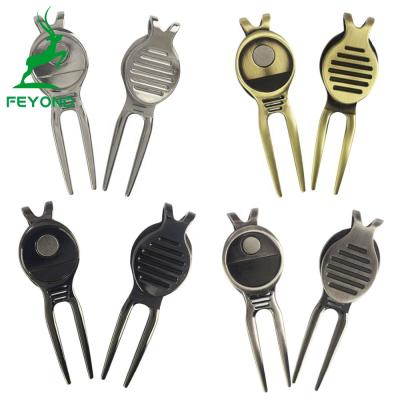 China Zinc Alloy For Digging Tools/Iron For Ball Markers Golf Digging Tool Wholesale Bulk Empty Golf Club Repair Tools Golf Launch Repair Tool for sale