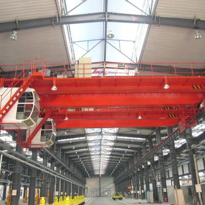 China Electric Crane Double Girder Overhead Bridge Crane Workshop Double Girder Bridge Crane Electric Hoist 15 Ton for sale