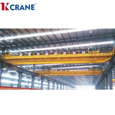 China Bridge Crane Top Quality 20T Double Girder Overhead Crane /bridge Crane End Trucks With Engine for sale