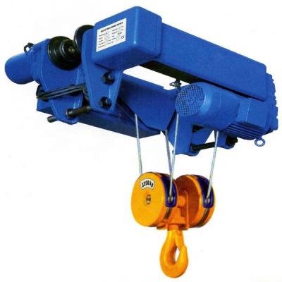 China Used in factories CD1/MD1 high quality wire rope electric hoist for low roof factory electric hoist for sale