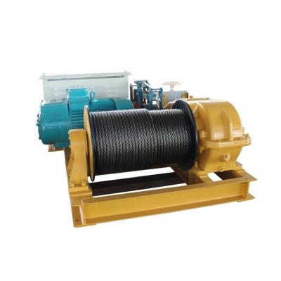 China CRANK Good Price Double Drum Electric Winch Construction Heavy Duty Electric Winch Wire Rope Winch for sale