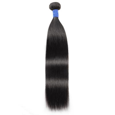 China 100% Real Human Hair Brazilian Straight Human Hair 100% Black Straight Wig Bundles Soft Wholesale Hot Sale for sale