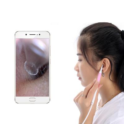 China 3 IN 1 480P 2M Wire 5.5mm HD Visual Ear Camera Scope Ear Otoscope Camera KWAN102 for sale