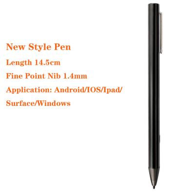 China Nice 1.4mm Popular Capacitive Stylus Pen Touch Screen Stylus Pen Touch Screen Stylus Pen On The Side Built-in for sale