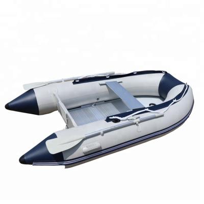 China PVC 2.3M Inflatable Fishing Boat Or Inflatable Boat With Aluminum Floor for sale