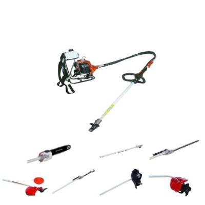 China Multifunctional 8 in 1 Backpack Gasoline Brush Cutter and Multifunctional Garden Tool for sale