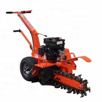 China Farms 7HP Gasoline Small Garden Drainage Trencher for sale