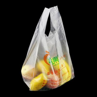 China Westen-kaufende abbaubare Plastiktasche, weiße Farbe, HDPE Material zu verkaufen