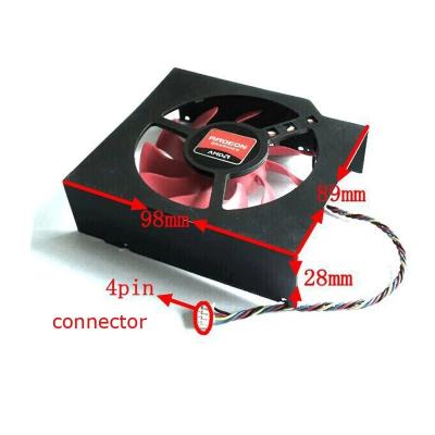 China FD8015U12S 98x89x28mm 12V 0.5A Fan For AMD Radeon HD 7870 MSI R7950 Graphics Card Cooler Cooler Fan for sale