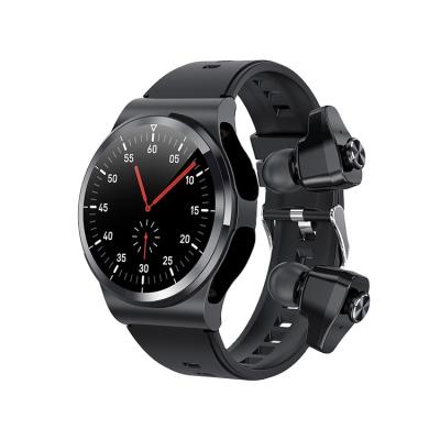 China Auto Sport Date Gt69 Health Smartwatch With Wireless Tws Earbuds Wristwatches 2 In 1 Smart Watch With Earphone 2021 for sale