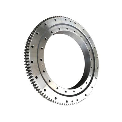 China Four point contact swivel bearing gear and swing ring used for telescopic material handling and bulk handling for sale