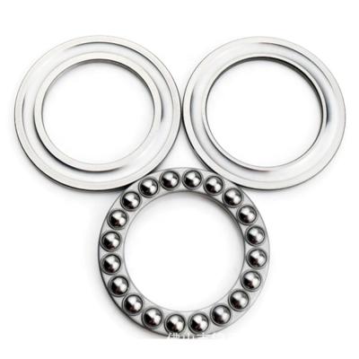 China Factory Spare Parts Flat Thrust Ball Bearings 51103 Thrust Bearing Size 17*30*9mm Factory Cost for sale