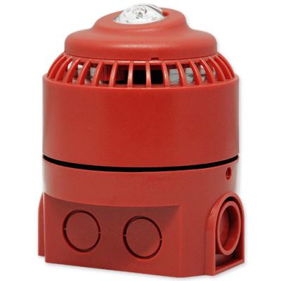 China IP65 Plastics EBE9-BSR Flame Retardant Electronic Red Light Sounder and Beacon Strobe Light Fire Alarm System for sale