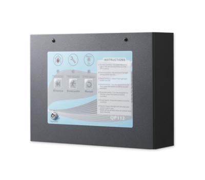 China 1.2 Mm Steel Plate QP112 Fire Alarm System Controls Control Panel Single Zone for sale