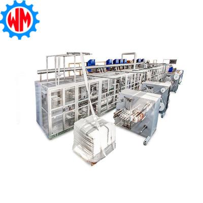 China Womeng Global Sales High Speed Baby Diaper Production Line Diaper Making Plant for sale