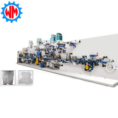 China 800pcs/Minute Full Servo Baby Diaper Machinery Easy Operation With ISO for sale