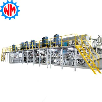 China Intelligent Full Servo Adult Diaper Production Line Automatic Operation with CE for sale