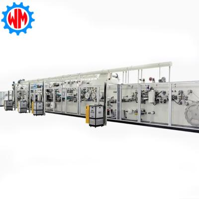 China Semi Automatic Adult Diaper Making Machine Automatic System with Professional Design for sale