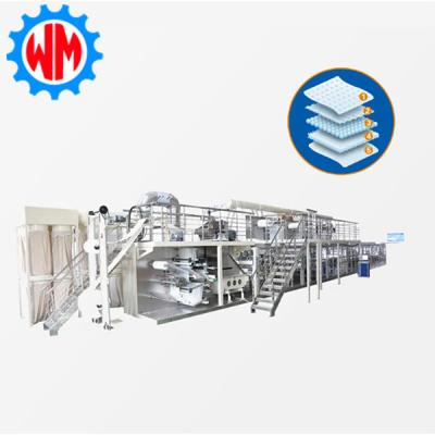 China Professional Customization Sanitary Pad Production Machine Full Servo  With Good After-Sale for sale