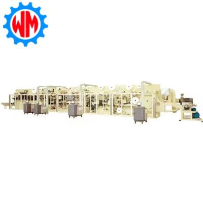 China PLC Control Automatic Sanitary Napkin Production Machine 380 V 3 Phase for sale