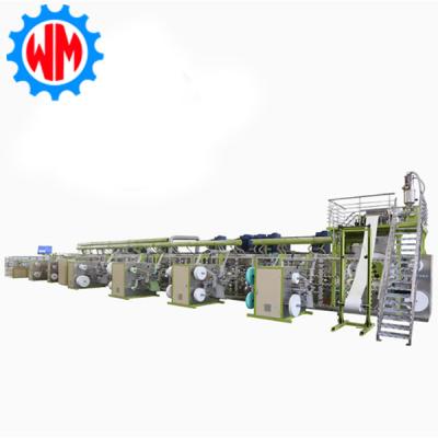 China Full Automatic Full Servo Baby Diaper Production Line 380V 50Hz 4 Phase for sale