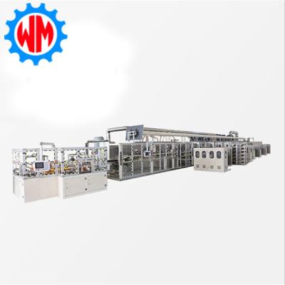 China Full Servo Baby Diaper Manufacturing Machine Professional 380V 50HZ for sale