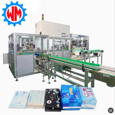 China 16.5KW Intelligent Sanitary Napkin Packaging Machine Easy Operation Adult Diaper Packing Machine for sale