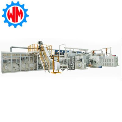 China Pro Adult Diaper Production Line Safety Three Phase Five Wire With ISO And CE for sale