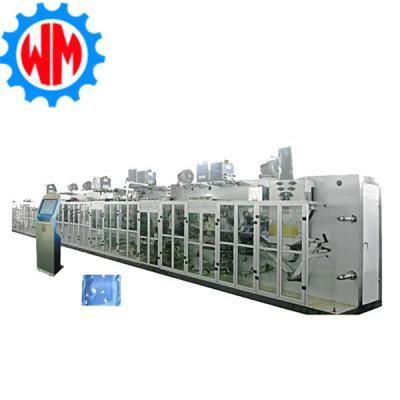 China Non Woven Sanitary Pad Making Machine Fully Automatic 350meters/Min for sale