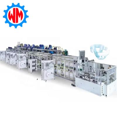 China High Efficiency Big Ring Waist Diaper Production Plant PLC Control Intelligent System for sale