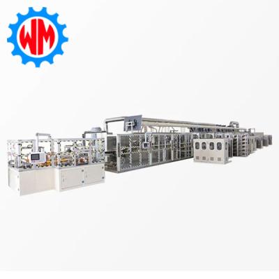 China Intelligent Control High Speed Big Ring Waist Baby Diaper Making Machine Professional Design for sale