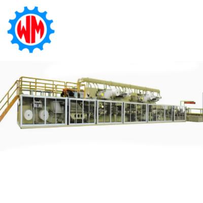 China Customized Size Sanitary Napkin Production Line With High Strength Alloy Steel Material for sale