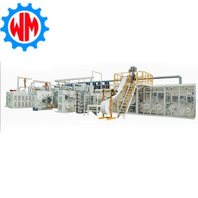 China Intelligent Frequency Control Technology Used in Adult Diaper Production Line for Remarkable Energy-Saving Effect Te koop