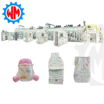 中国 Advanced Baby Diaper Production Line with Strict Traceability and Professional Maintenance Services 販売のため