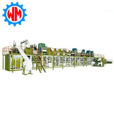 China Modular Design Fluff Pulp Baby Diaper Production Line With Quick Module Replacement for sale