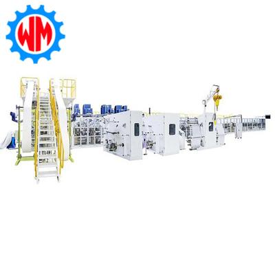 China 1-2 Persons Baby Diaper Production Line For Customizable Product Size And Structure for sale