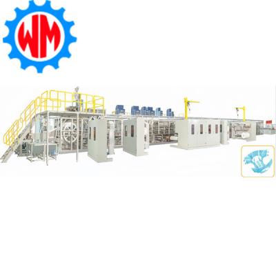 China Customizable Big Ring Waist Baby Diaper Production Line with Stable Equipment Operation zu verkaufen