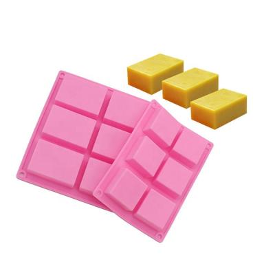 China 6 Cavity Silicone Soap Mold Silicone Rubber Prototype Aluminum Plastic High Quality Quick Manufacturing for sale