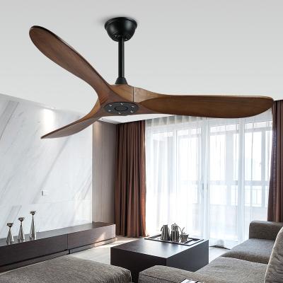 China Modern Europe Style 52 Inch DC Motor Ceiling Fan Home Decorative Ceiling Fan With LED Light for sale