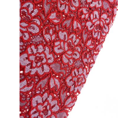 China Factory price viable wholesale new design flower nylon lace trim fabric for clothing for sale