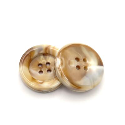 China 2022 viable beautiful wholesale high quality 4 holes resin shirt button for clothing for sale