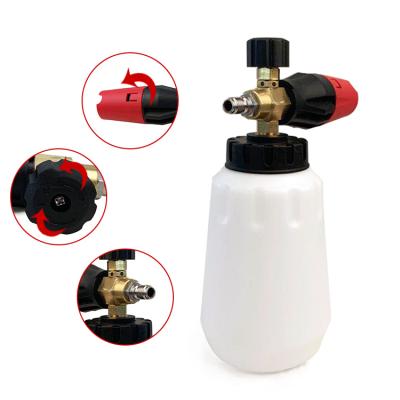 China Electric Washer Washer Accessories Foam Wash Cannon, Snow Cannon Foamer, DIY Car Foam Detailing Clean Cannon for sale