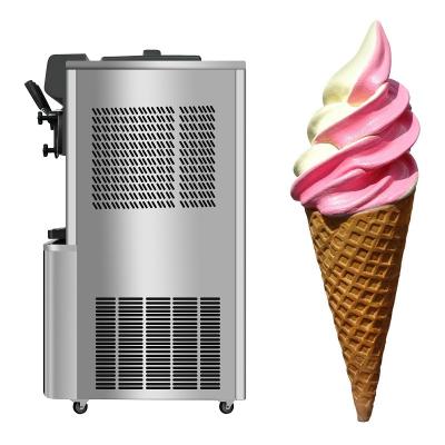 China Snack Plant BQL-Y4000 With Pre Cooling Soft Serve 50-60L/H Ice Cream Machine Three Flavors Soft Serve Ice Cream Vending Machine for sale