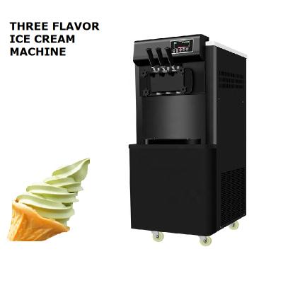 China All Stainless Steel Structure Wholesale Price CE Approval Large Capacity 18-25L/H Floor Standing Soft Ice Cream Machine for sale